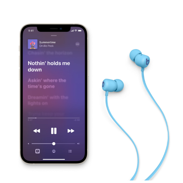 Beats Flex Wireless Earphones - Flame Blue (Brand New)